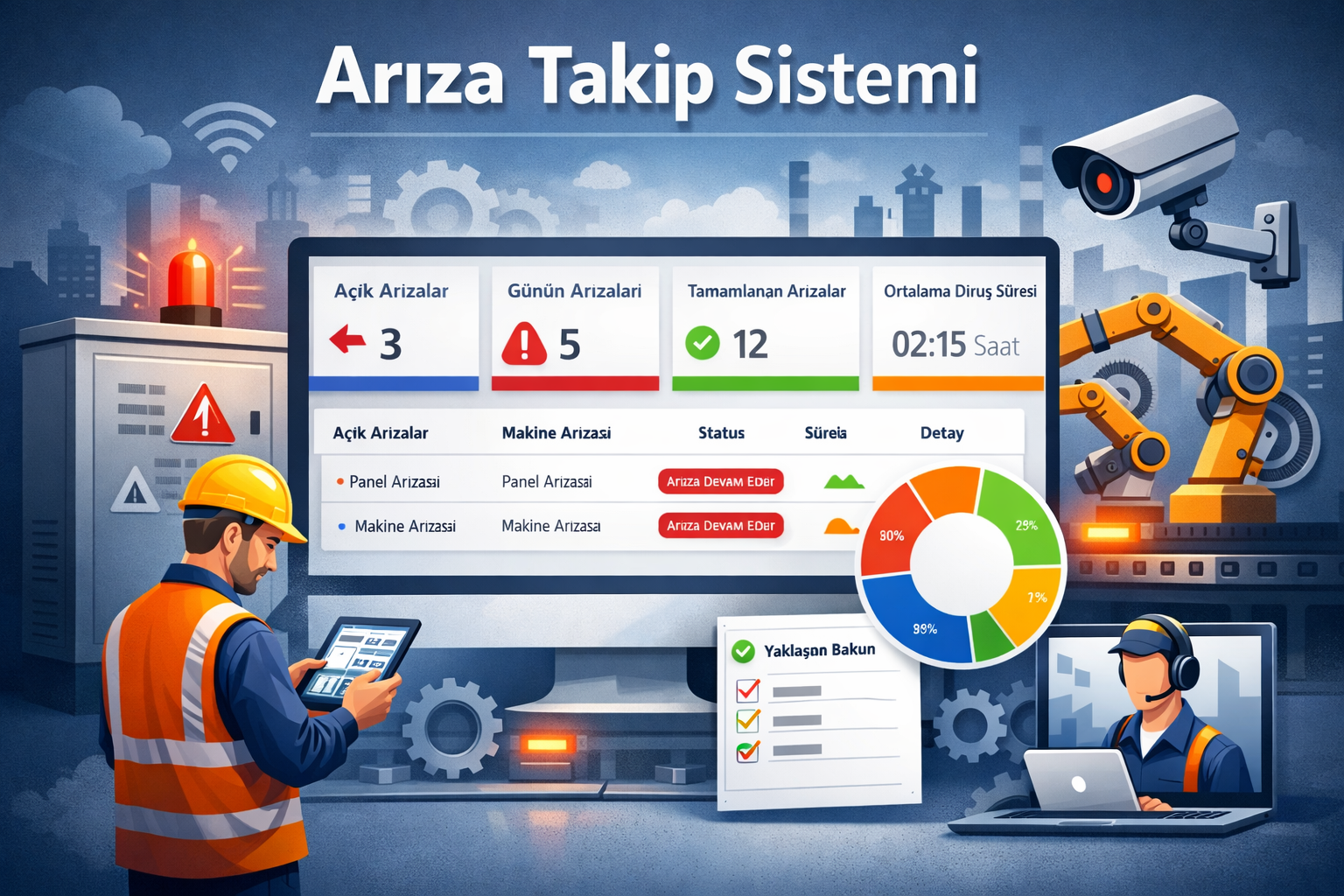 Arıza Takip Sistemi ile Bakım Yönetiminde Verimlilik