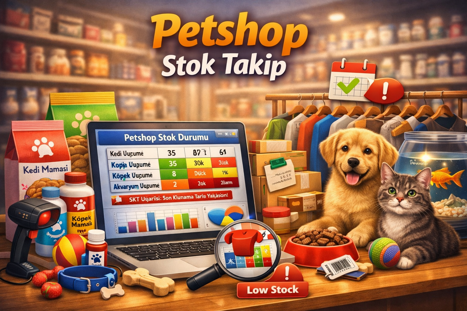 Petshop Stok Takip Programı ile Hayvan Ürünlerinde Akıllı Yönetim