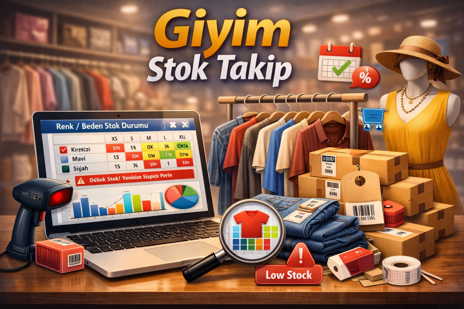 Giyim Stok Takip Programı ile Sezonluk Ürün Yönetiminde Akıllı Çözümler